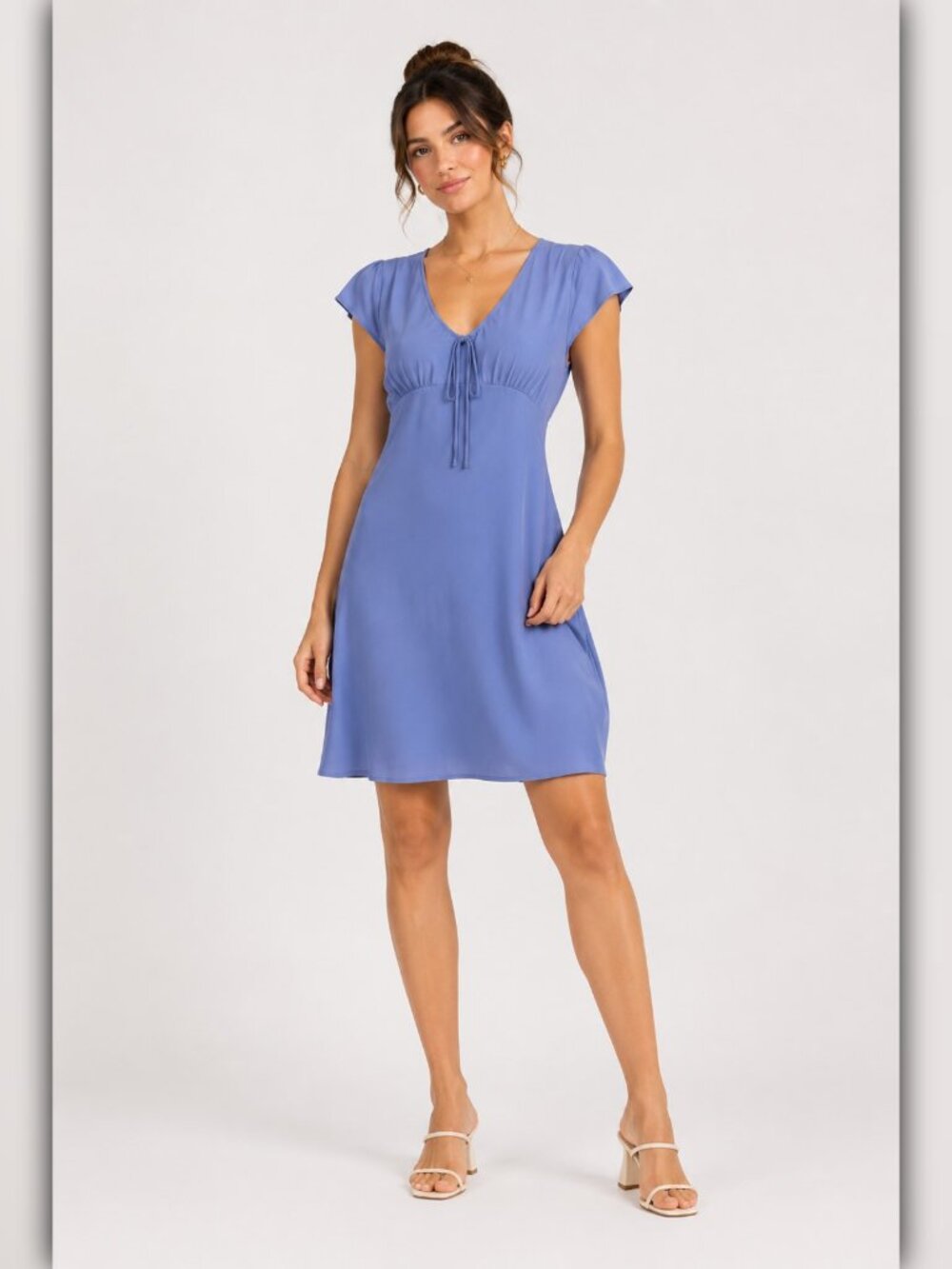 A194 • Soft Grace Cap Sleeve Dress
